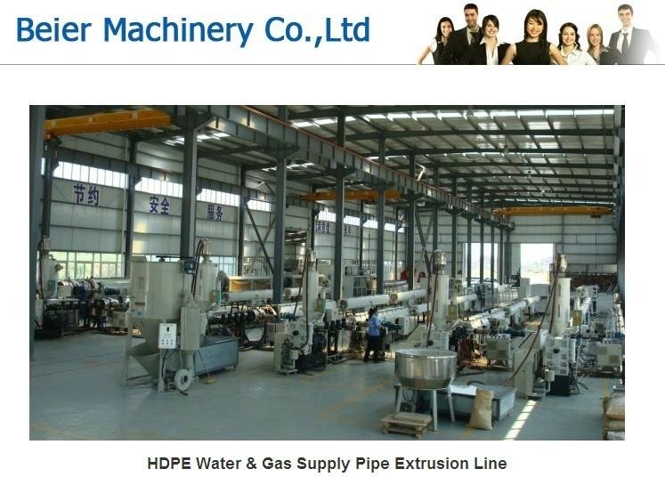 HDPE Water & Gas Supply Pipe Extrusion Line 