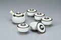 White Shippo - tea set