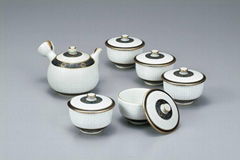 White Shippo - tea set