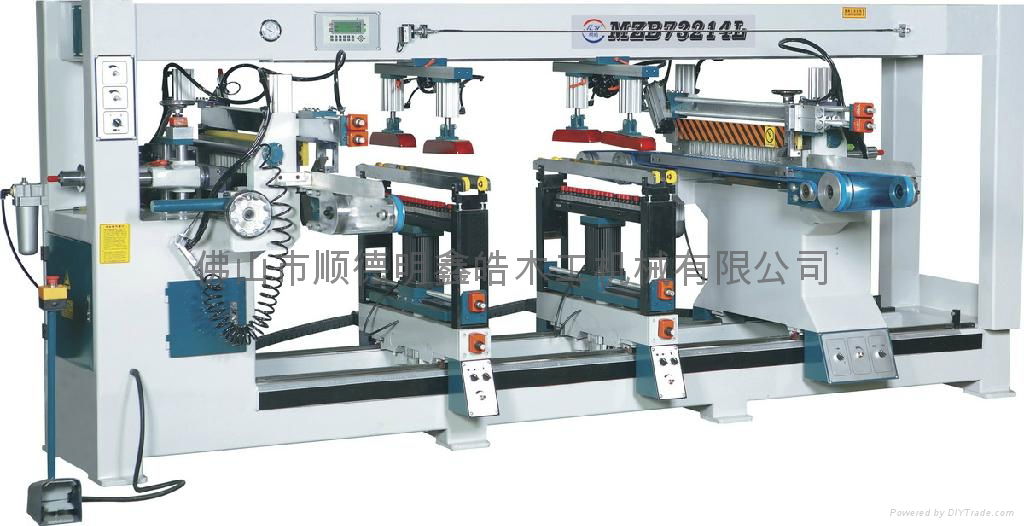 Four units wood working machinery 