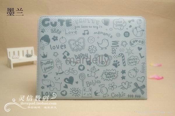 Cute Stand Case Cover for iPad 2