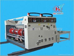 HY-A semi automatic printer slotter with die cutter