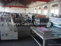 HY-A semi automatic printer slotter with die cutting machine 2