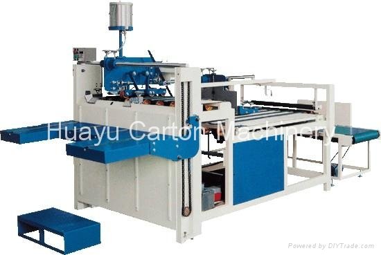 ZXJ-2600 semi automatic type carton folding gluing machine