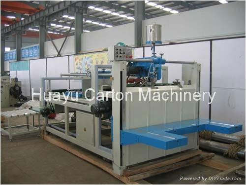 ZXJ-2600 semi automatic type carton folding gluing machine 2