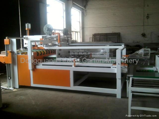 ZXJ-2600 semi automatic type carton folding gluing machine 4