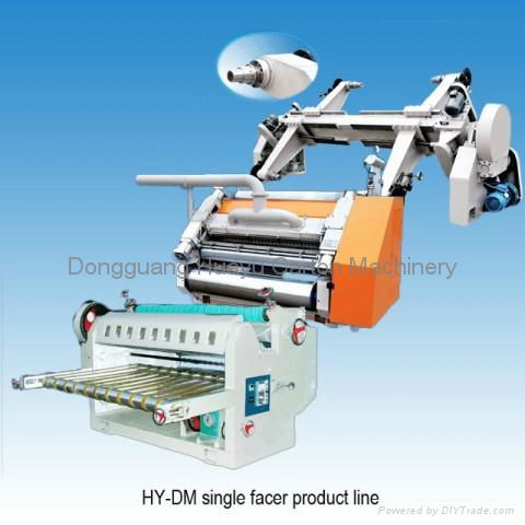 DM  automatic 2 layer corrugated paperboard making line