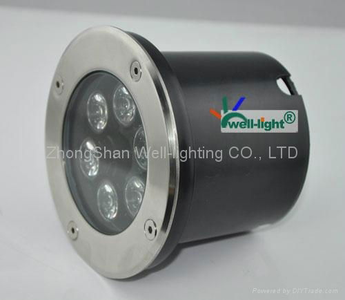 6W outdoor led underground Light IP65,DC12V/24V AC 220V,White/warmwhite  2