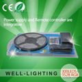 3528 300leds rgb led strip,DC12V Powersupply and controller are integratived,Bls