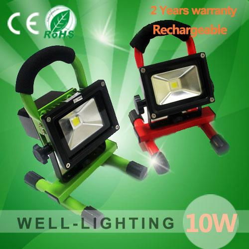 10W rechargeable led flood light,AC220V portable led flood light IP65