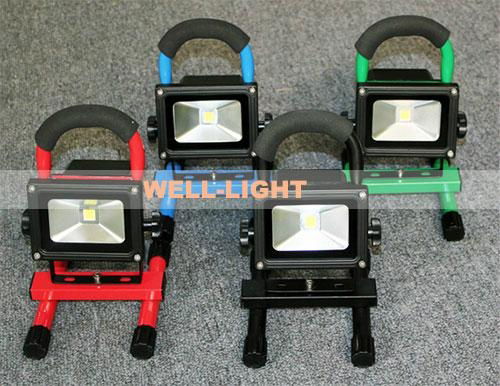 10W rechargeable led flood light,AC220V portable led flood light IP65 2