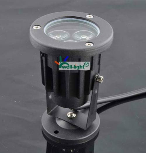 LED戶外IP65小射燈,3W 5WLED插地燈 景觀燈 屋檐燈,灰色黑色配插針 4