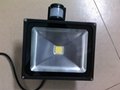 30W led flood light Pmotion sensor Pir,led light bulb with sensor,85V-265V/12V  5