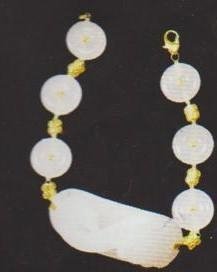 White jade bracelets