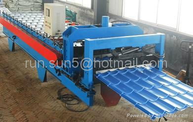 glazed tile roll forming machine