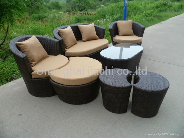 PE rattan sofa /garden sofa/ outdoor sofa