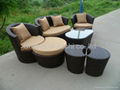 PE rattan sofa /garden sofa/ outdoor