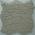 8mm round glass mosaic tiles