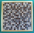 8mm glass&stone mosaic 15*15mm