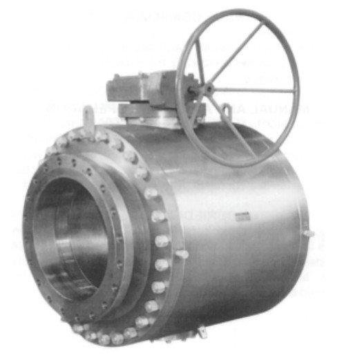 Forged 3 Piece Bolted Trunnion Mounted Ball Valve