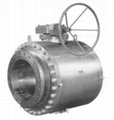 Forged 3 Piece Bolted Trunnion Mounted Ball Valve 1