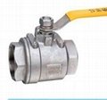 2pc 1000psi stainless steel Thereaded End Ball Valve