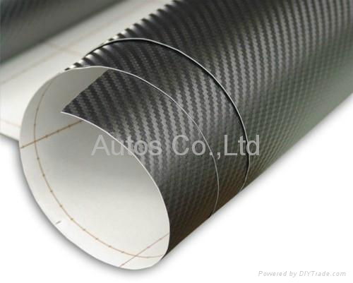 BLACK 3D CARBON FIBER VINYL FILM