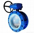 double flanged butterfly valve 5
