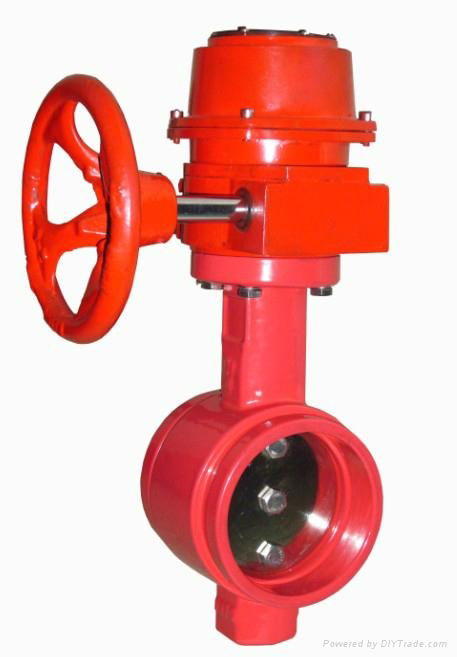 grooved end butterfly valve 4