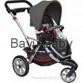 Contours Options 3 Wheeler Stroller Cinnamon Strollers 1