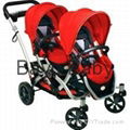 Contours Options Tandem Stroller - Ruby