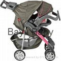 Evenflo Aura Stroller and Embrace Infant Car Seat in Alhambra 1