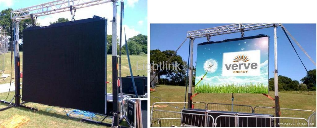 outdoor led screen rental