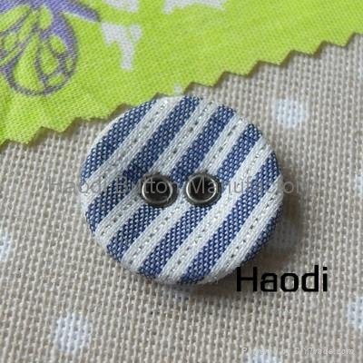 2hole Fabric Covered Button 2