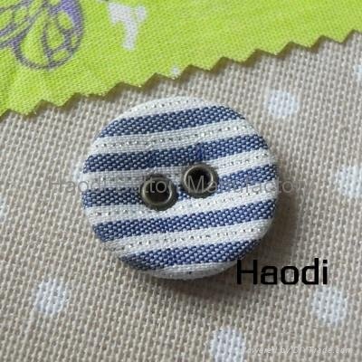 2hole Fabric Covered Button 4