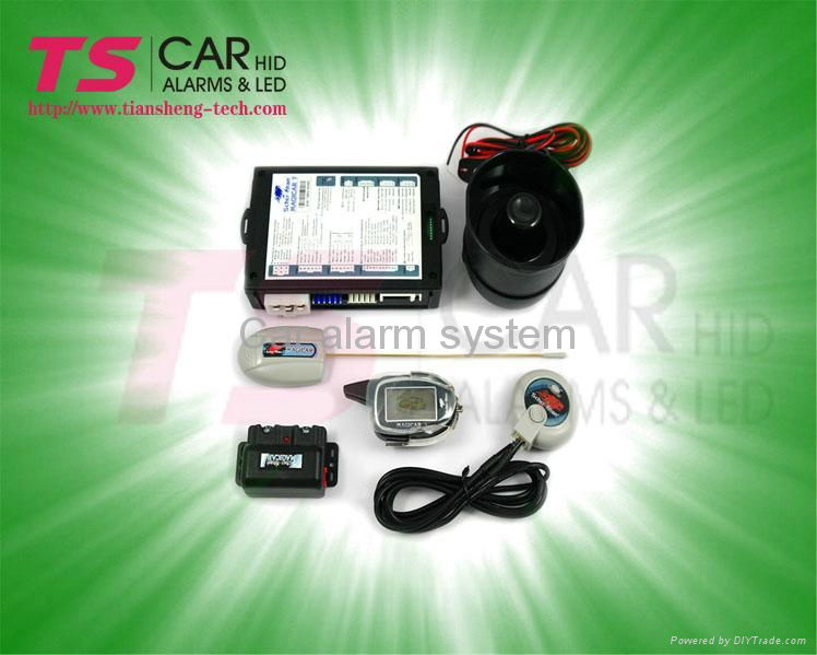 Remote Start Two Way LCD Car Alarm System
