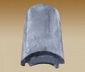 Classical clay roof tile Pan Tile for temples 2