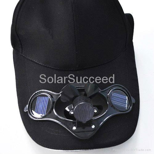 Solar Cooling Fan Cap Cotton Hat / Golf/Baseball Equipment 2