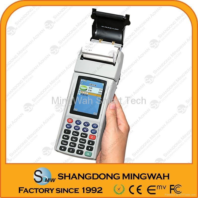 2011 China Wireless Handheld POS Terminal with integrated thermal printer 2