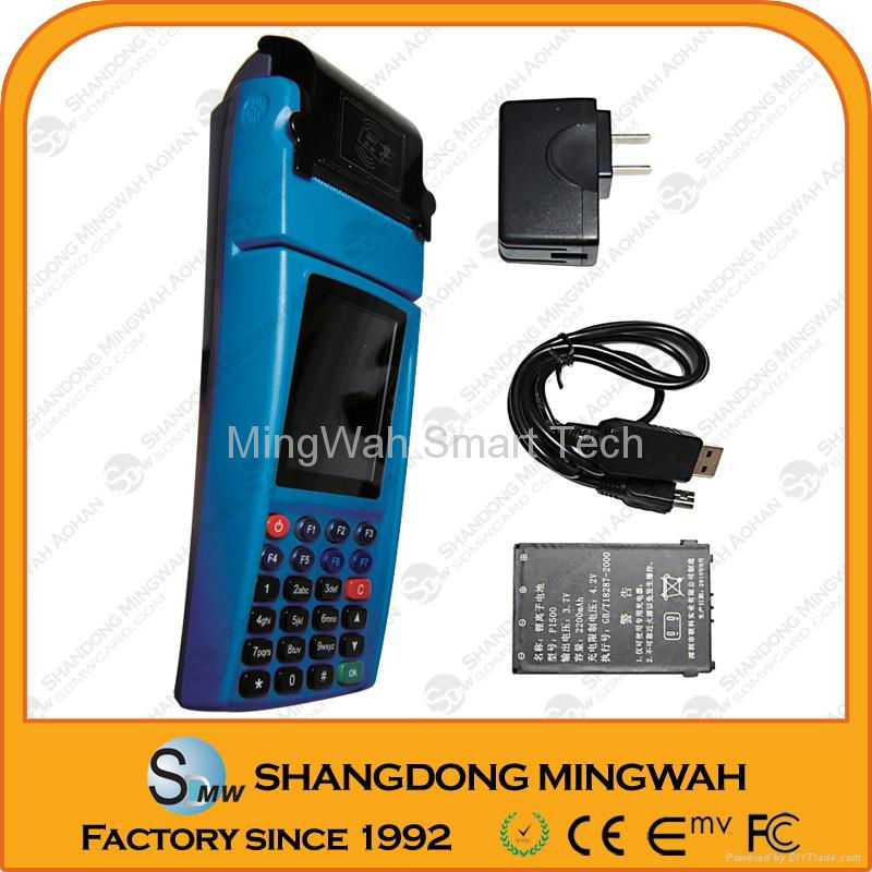 2011 China Wireless Handheld POS Terminal with integrated thermal printer 3