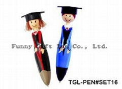 Graduated Girl & Boy Ball Pen