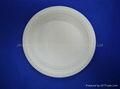 Corn Starch Disposable Tableware Compostable round Plate HYP-7 