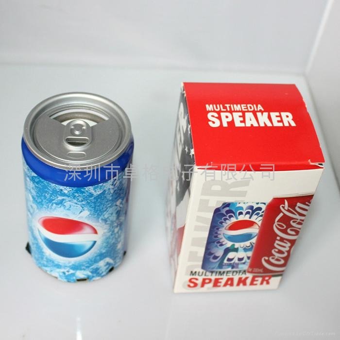 Cola can stereo speaker 3
