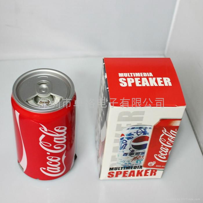 Cola can stereo speaker 5