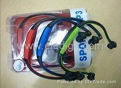 High quality Earphone Sport MP3 Player