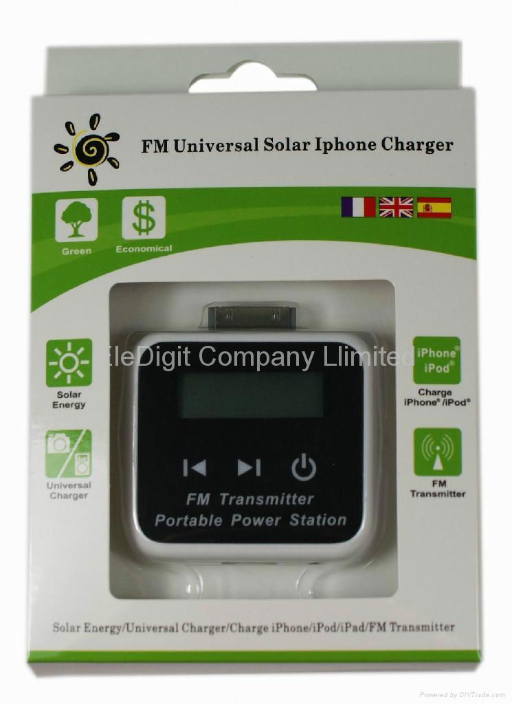 FM Solar Phone Charger 5