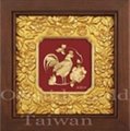 24K Gold Foil 3D Chinese Mascot Series With Enchased Frame 4