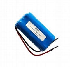 7.4V 2400MAH li ion 18650 battery pack with pcm