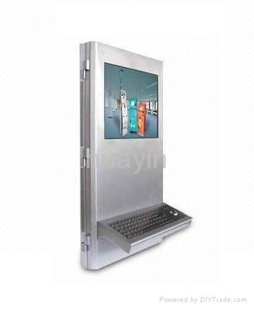 wall mounted touch kiosk