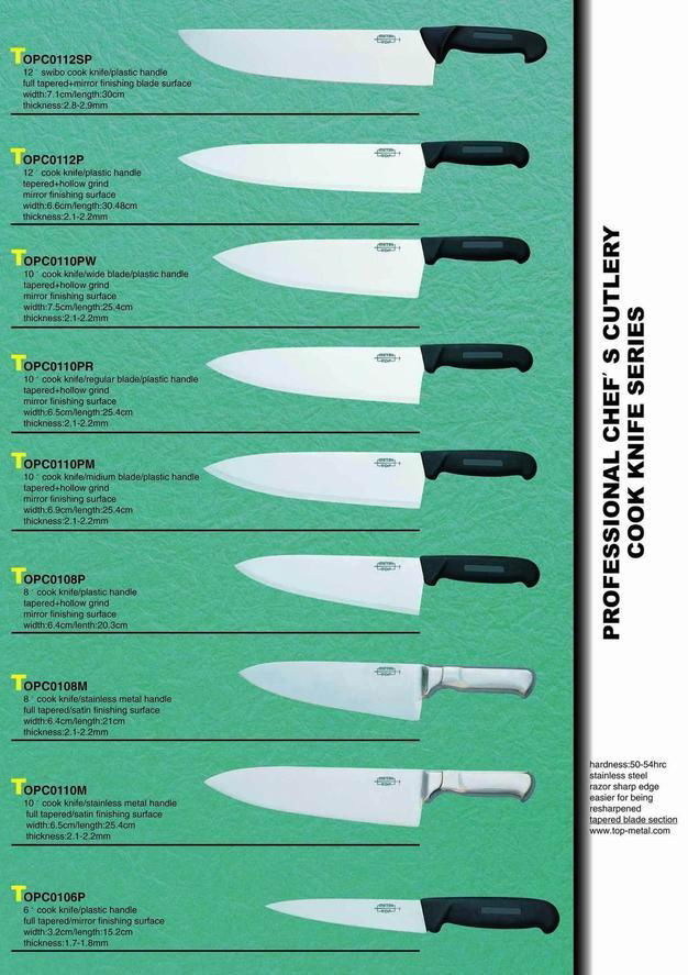 PROFESSIONAL CHEF'S KNIVES AND CUTLERY 3